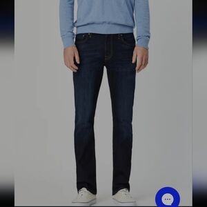 Mavi $120 men's straight leg regular rise dark wash jeans new 34x32